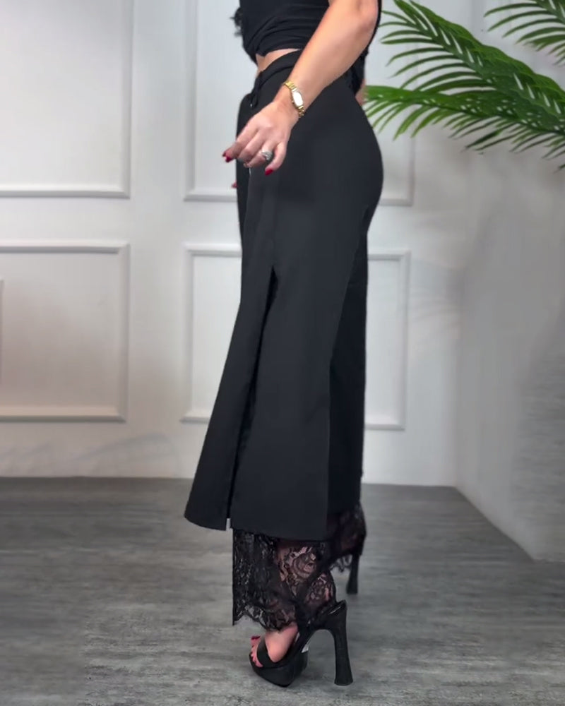 Cherie | Lace Pants
