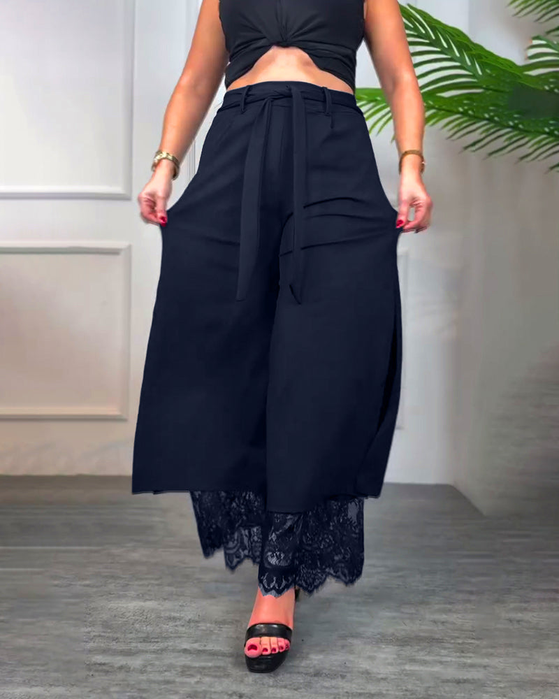 Cherie | Lace Pants
