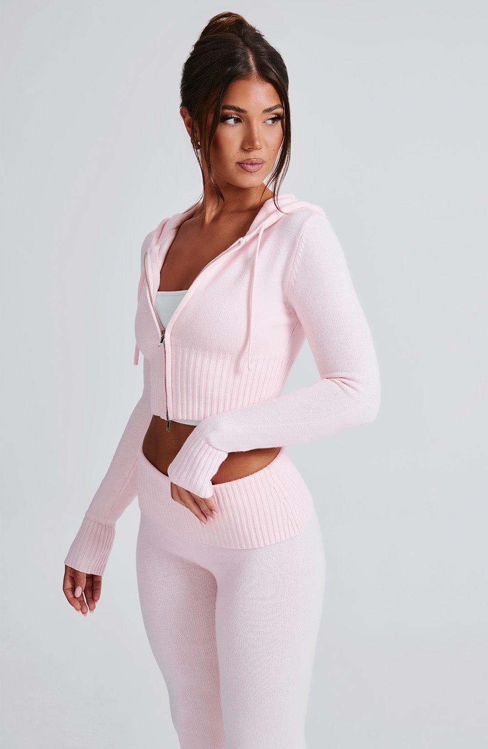 Knit Set 2-way Zip