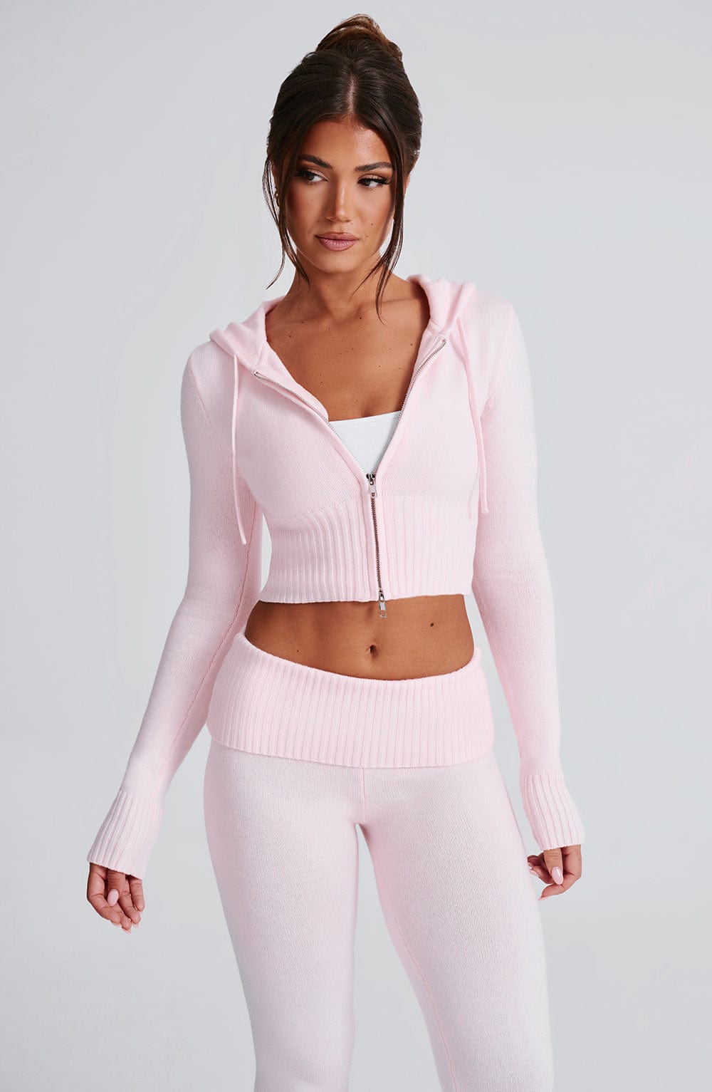 Knit Set 2-way Zip