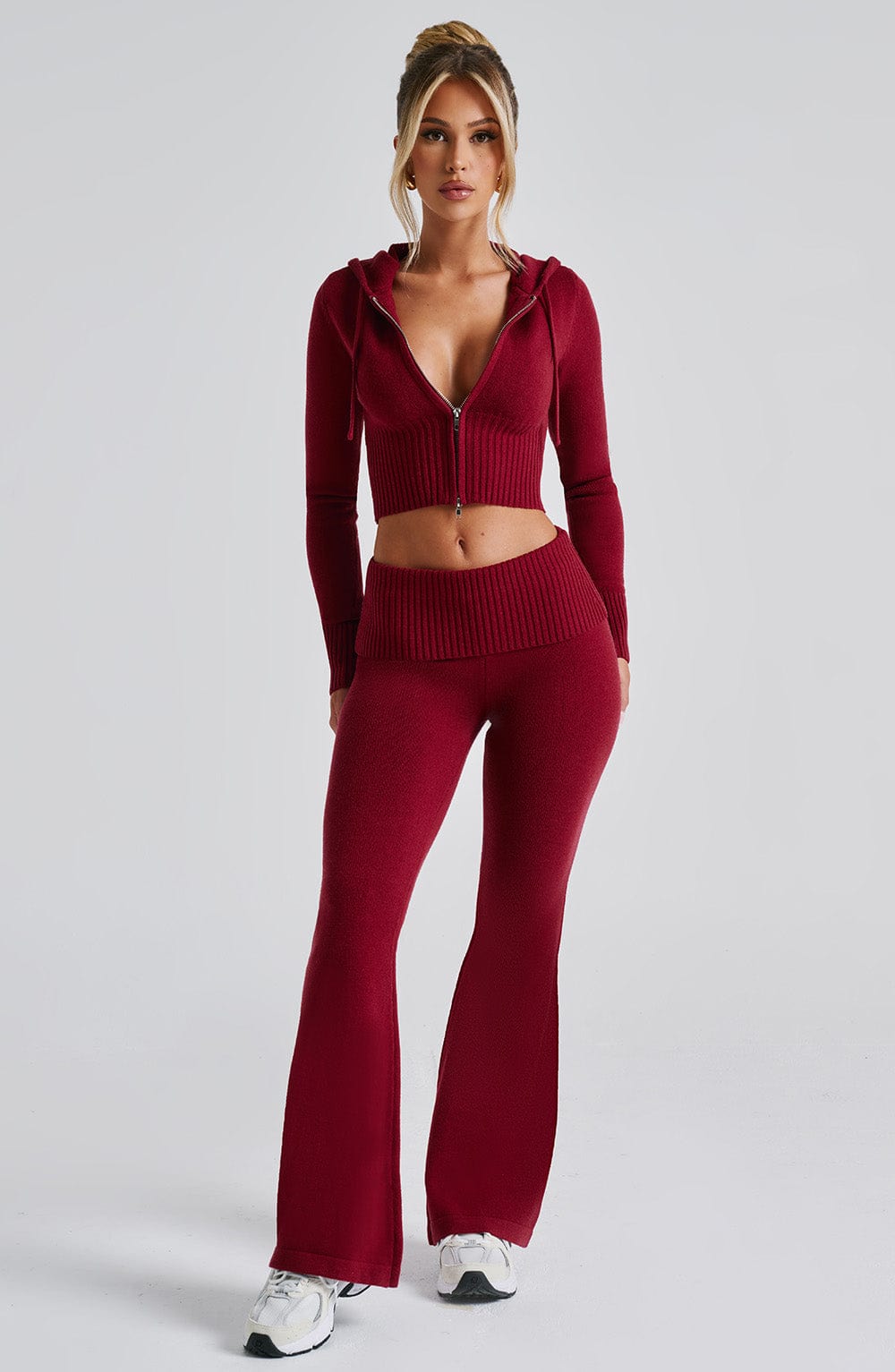 Knit Set 2-way Zip