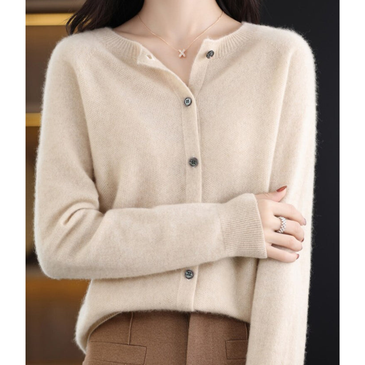 Cardigan Cashmere Sweater