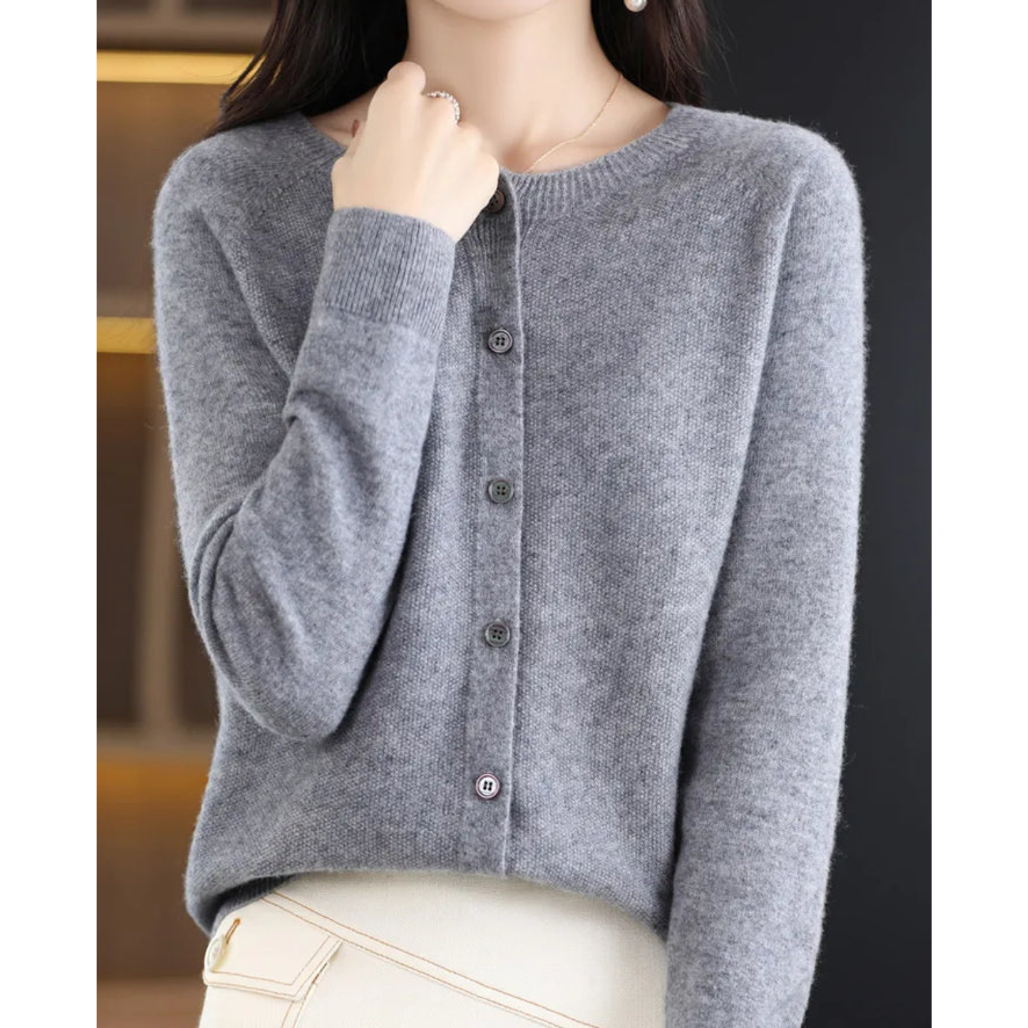 Cardigan Cashmere Sweater