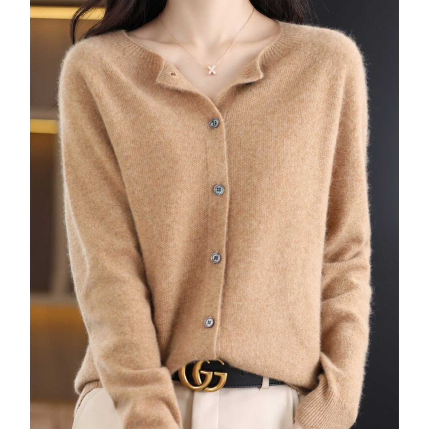 Cardigan Cashmere Sweater