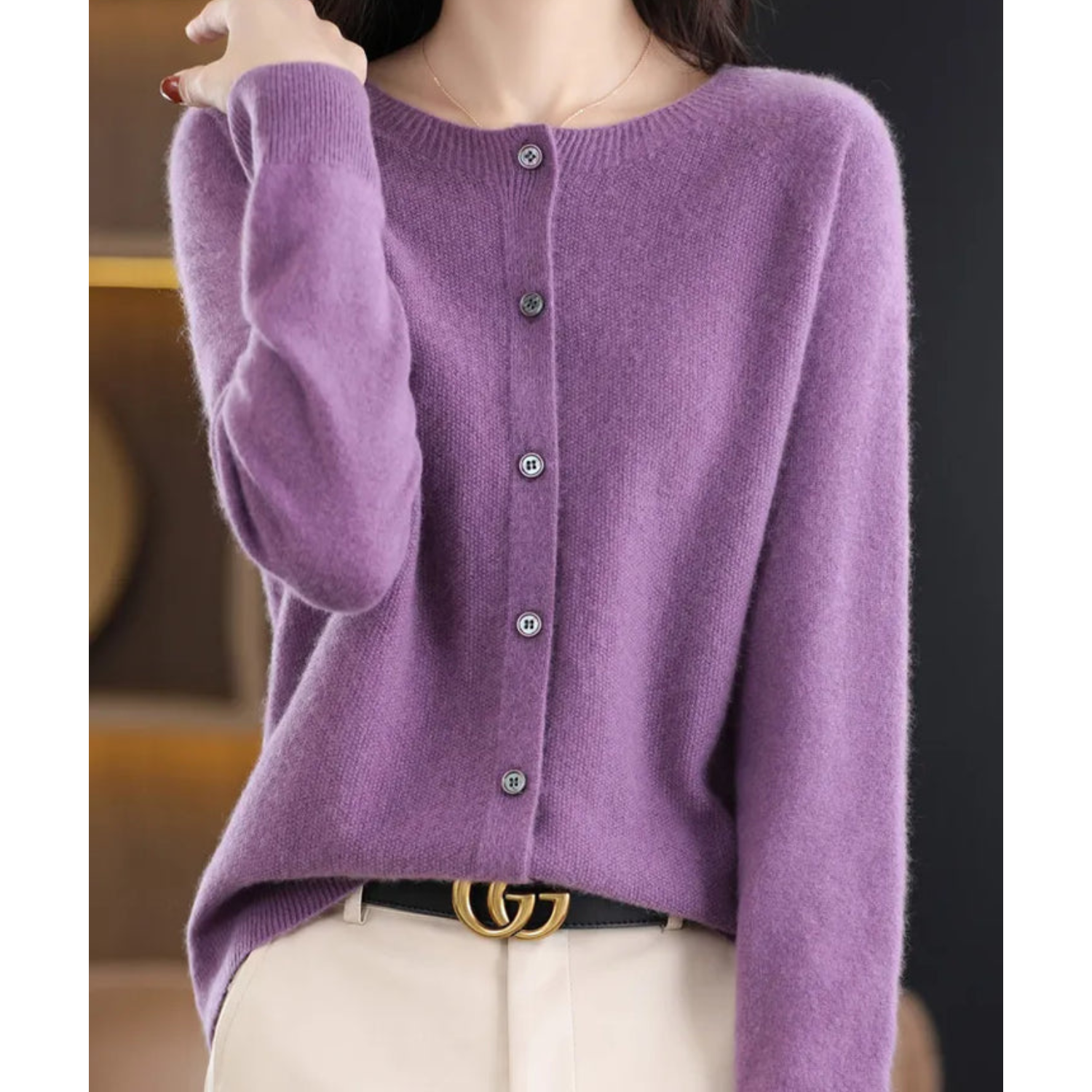 Cardigan Cashmere Sweater