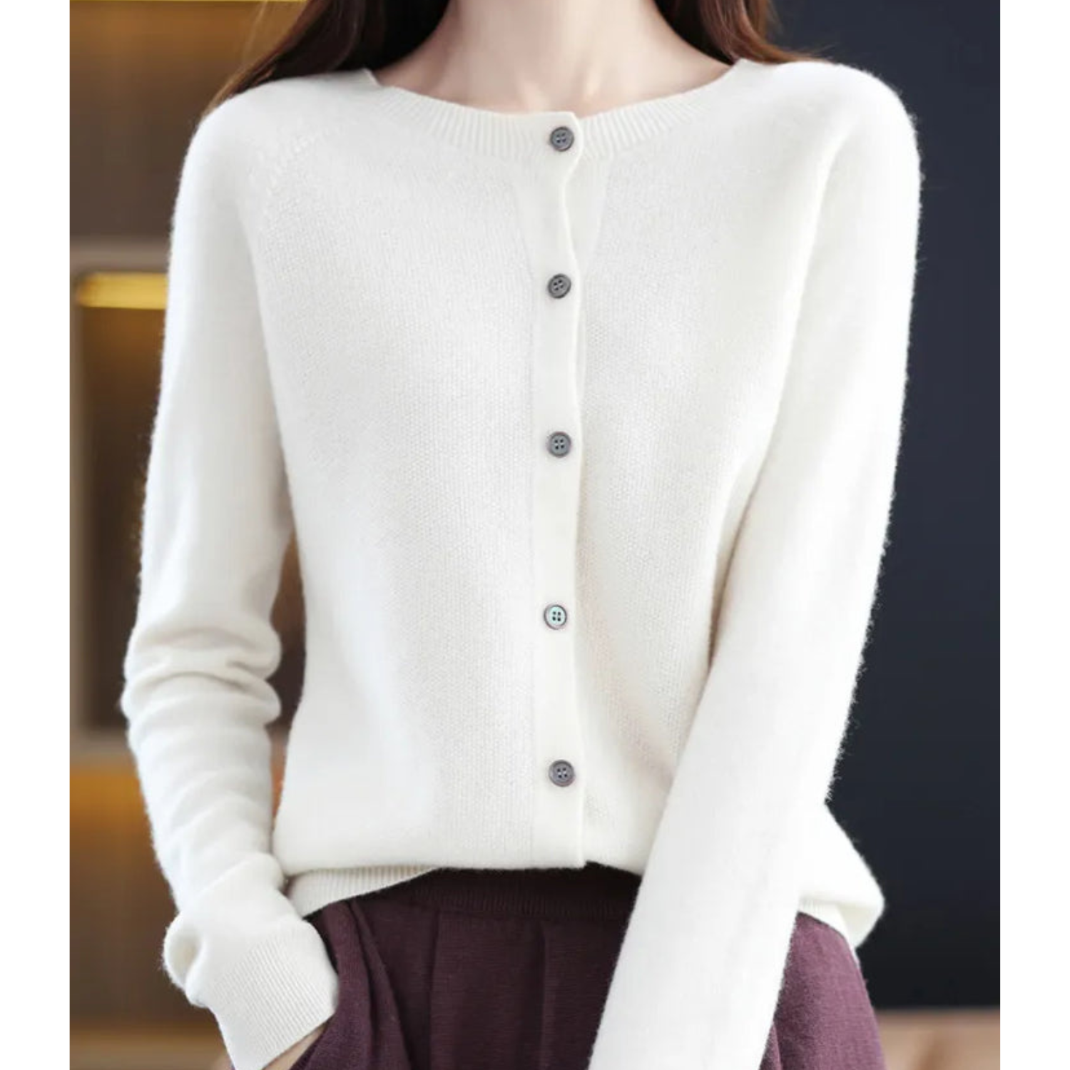 Cardigan Cashmere Sweater