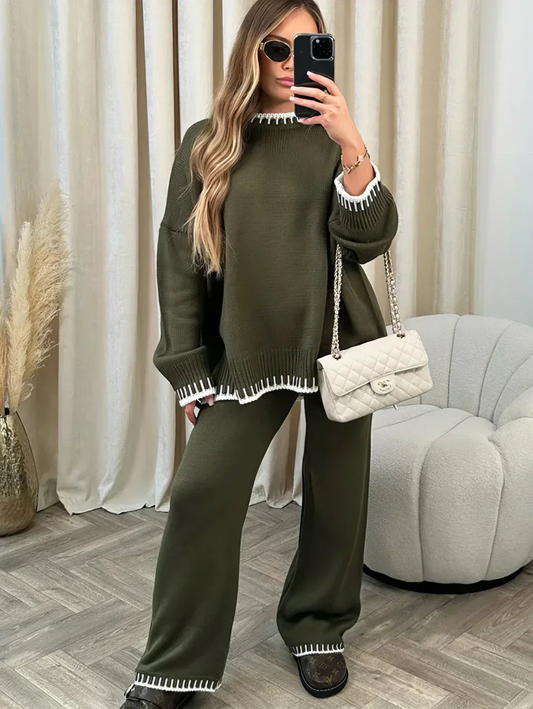 Rose | knitted tracksuit