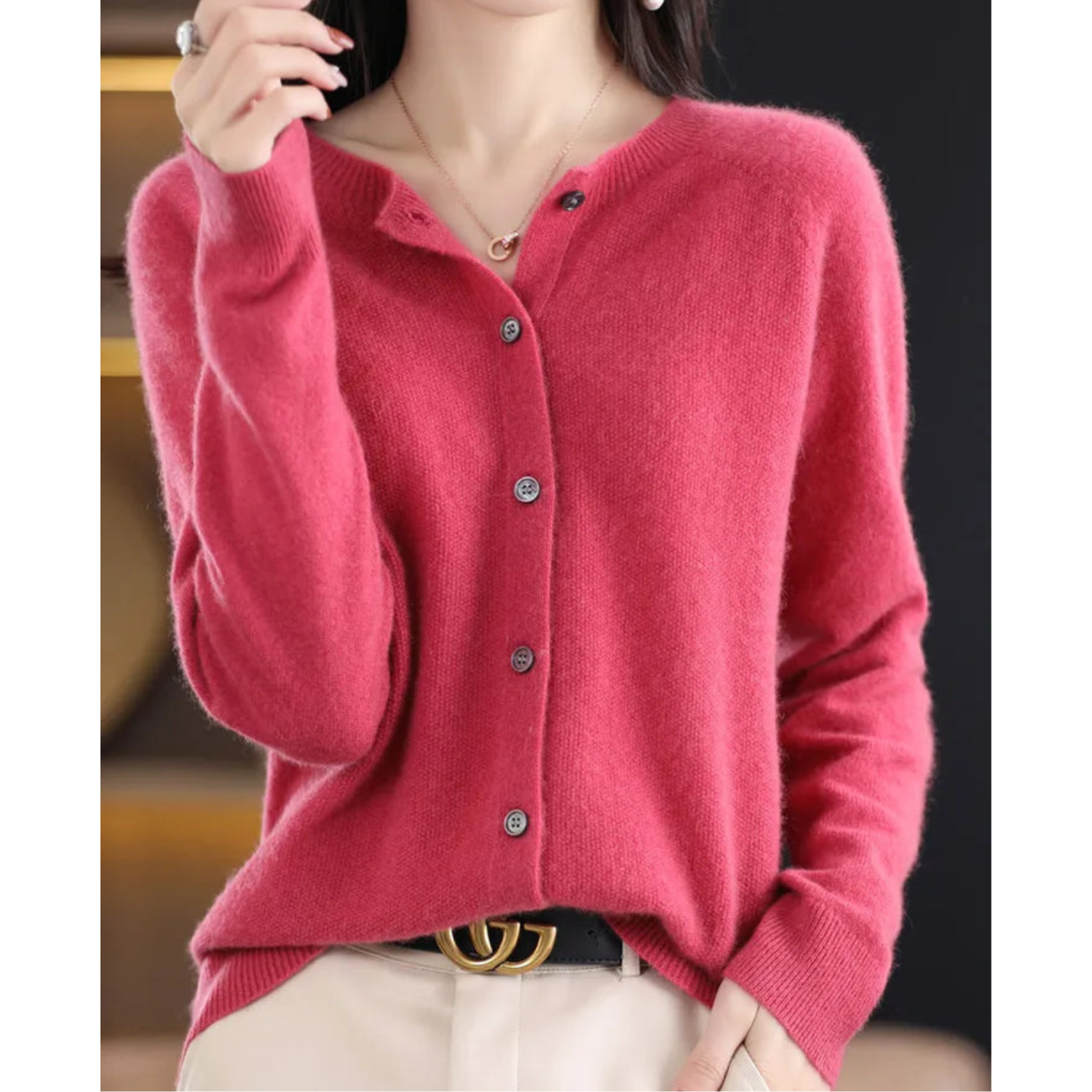Cardigan Cashmere Sweater