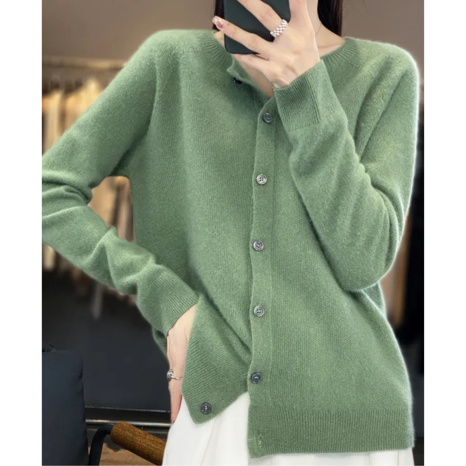 Cardigan Cashmere Sweater