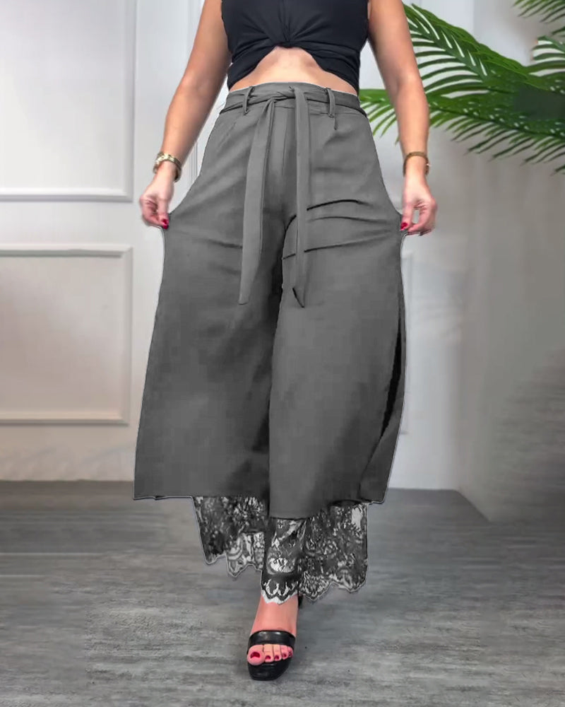 Cherie | Lace Pants