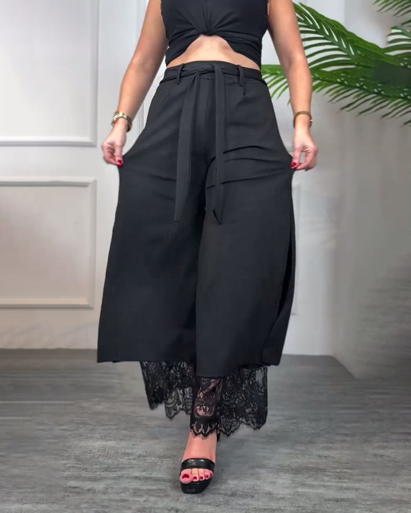 Cherie | Lace Pants