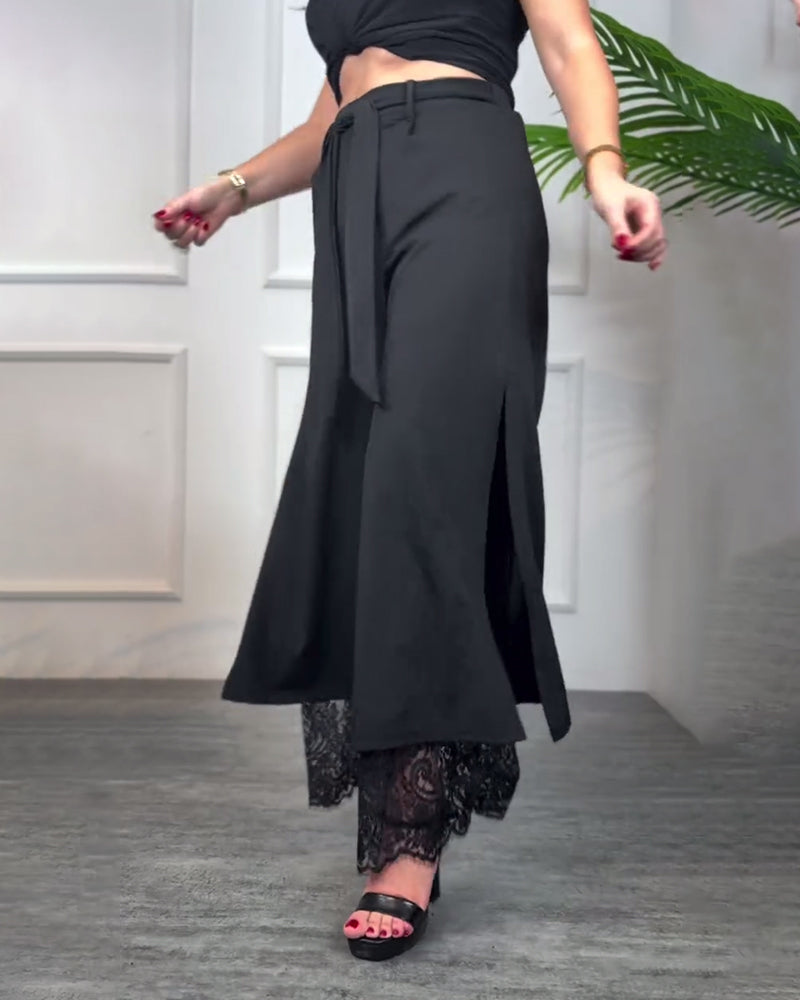 Cherie | Lace Pants