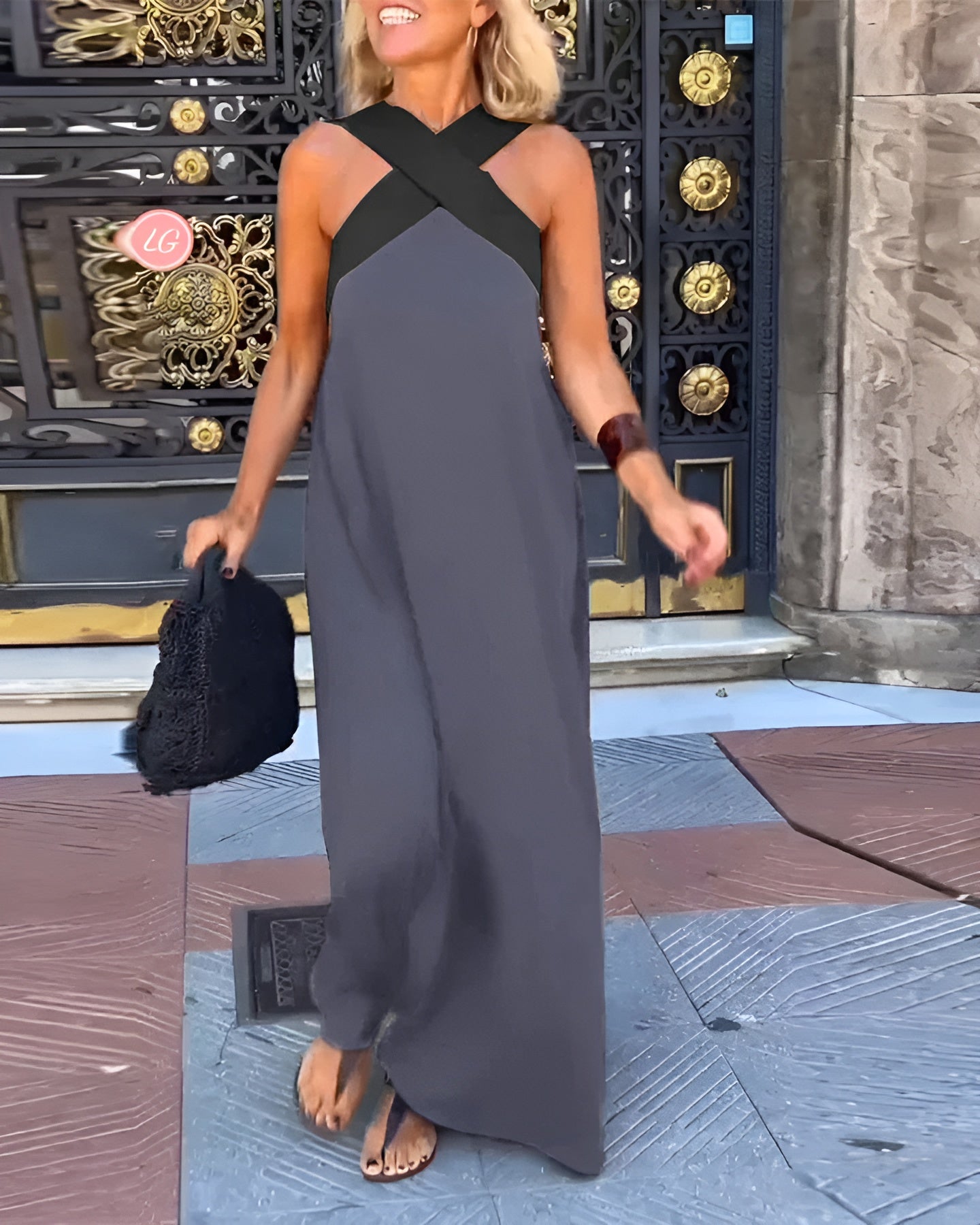 Delphine | Cross-Wrap Dress